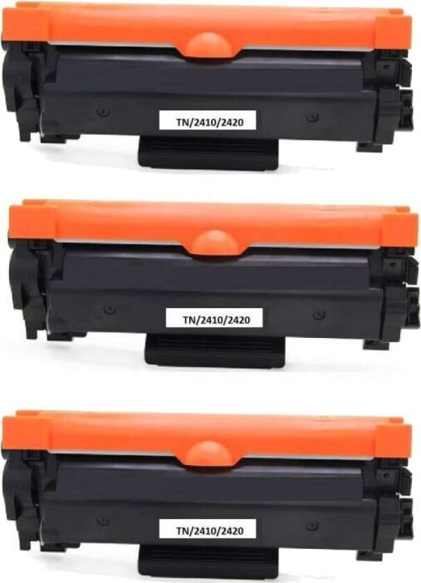 Kompatibel - TN 2410 BK combo pack 3 stk Toner - B2410P - Svart 3600 sider
