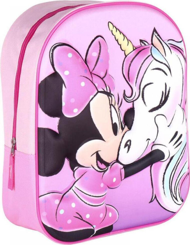 Minnie Mouse Unicorn Enhjørning Junior Ryggsekk 3D design 31x27x10cm