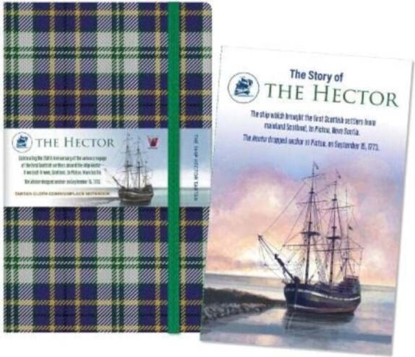 Waverley (L): Ship Hector Tartan Cloth Large Notebook