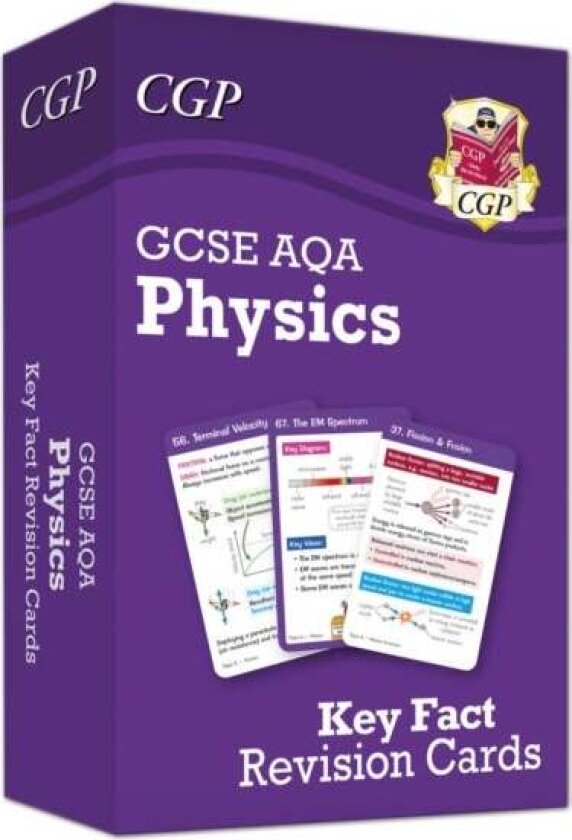 New GCSE Physics AQA Key Fact Revision Cards - Summary cards for quick revision av CGP Books