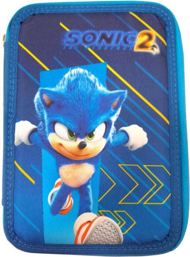 Sonic 2 double pencil case