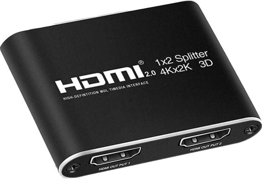 Bilde av INF HDMI-splitter 1x2 for 2 skjermer 3D / 4K / 1080p