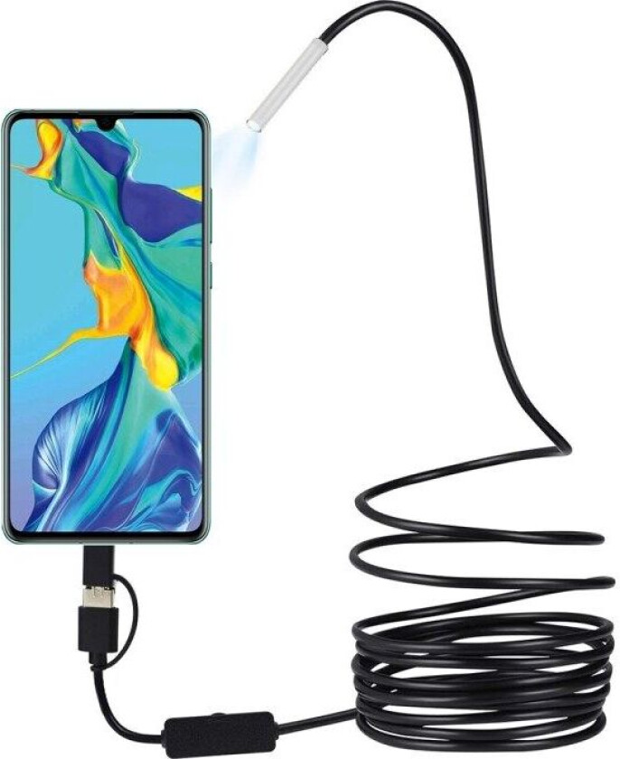 Vanntett inspeksjonskamera - 5 meter