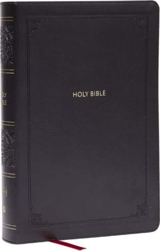 KJV Giant Print End-of-Verse Reference Bible, Black Leathersoft, Red Letter, Comfort Print av Thomas Nelson
