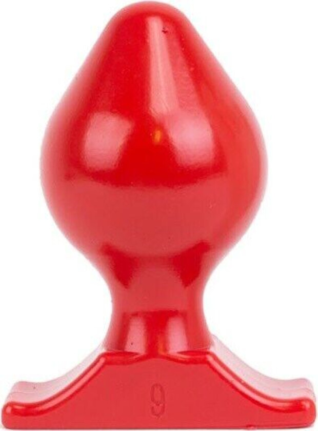 All Red Vinyl Anal Plug 16,5 cm