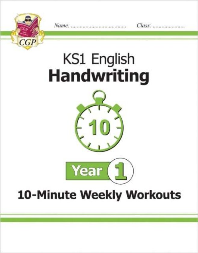 KS1 Year 1 English Handwriting 10-Minute Weekly Workouts av CGP Books