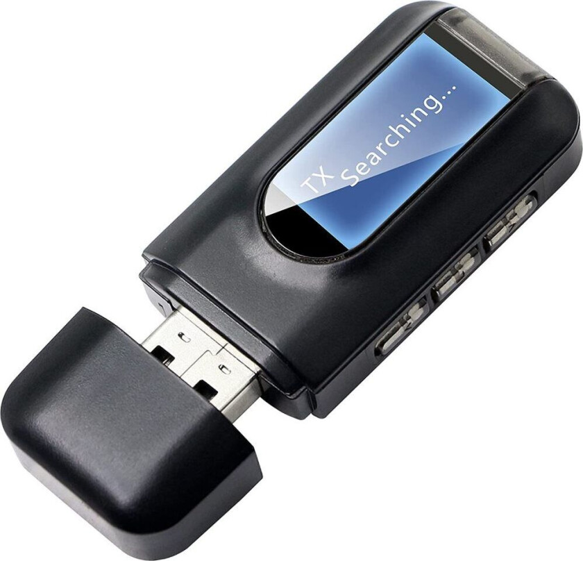 2-i-1 Bluetooth-lydsender/-mottaker Bluetooth-adapter 5.0 Sort