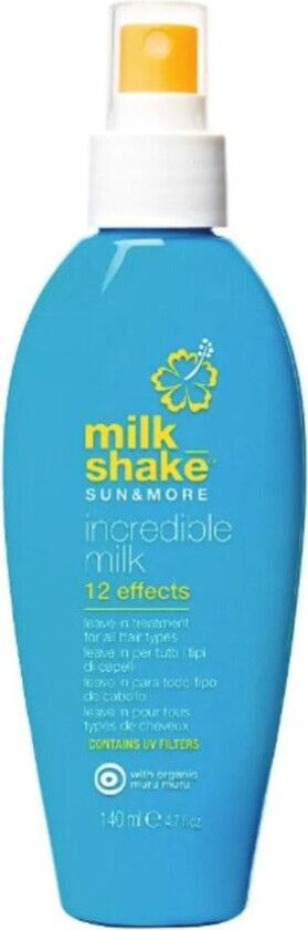 Milk_Shake Milk Shake, Sun & More Incredible Milk, UV Filter, Hair Spray Treatment , Repair/Protects/Volume & Shine, 140 ml