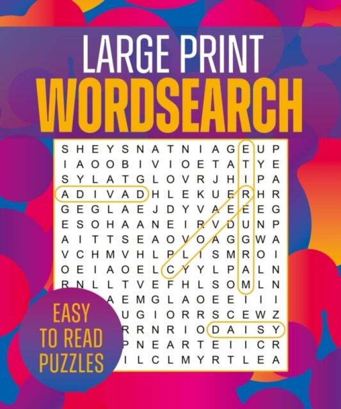 Large Print Wordsearch av Eric Saunders