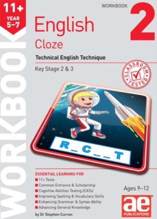 11+ English Year 5-7 Cloze Workbook 2 av Dr Stephen C Curran