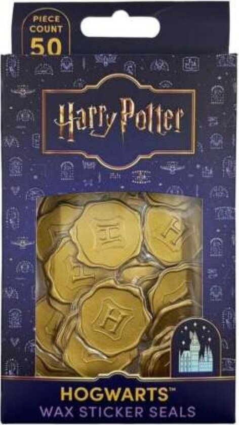 Harry Potter: Hogwarts Gold Wax Sticker Seals (Set of 50) av Insight Editions