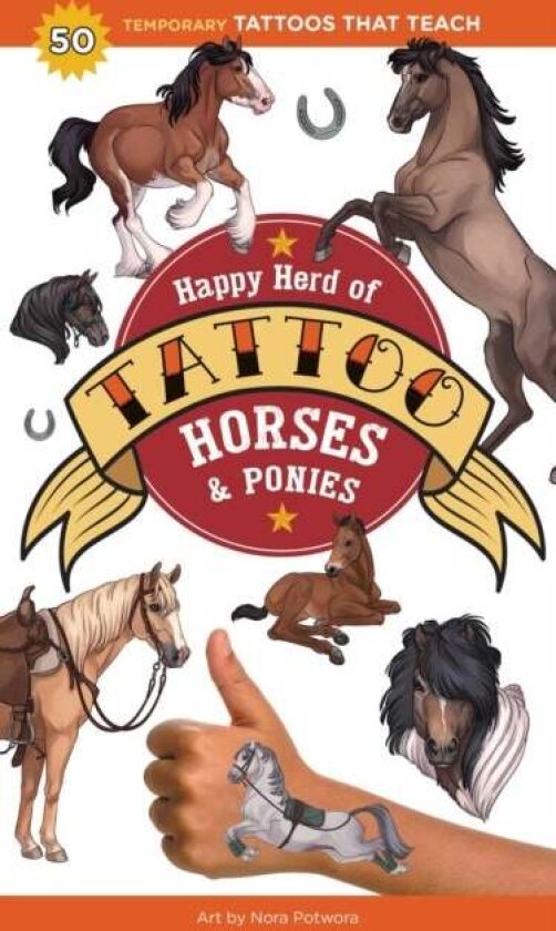 Happy Herd of Tattoo Horses & Ponies av Editors of Storey Publishing