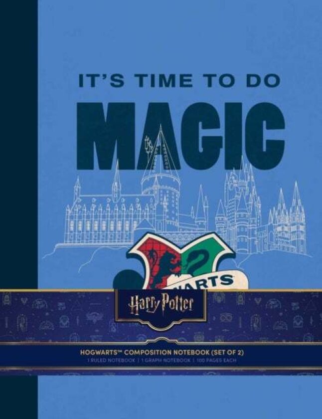 Harry Potter: Hogwarts Composition Notebook Set (Set of 2) av Insight Editions