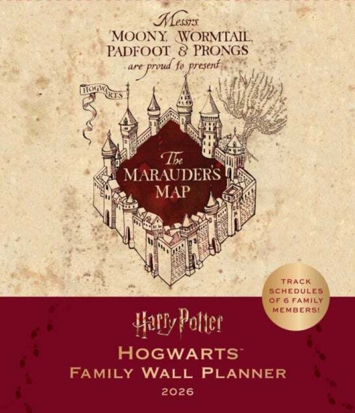 2026 Harry Potter: Hogwarts Family Wall Planner av Insight Editions