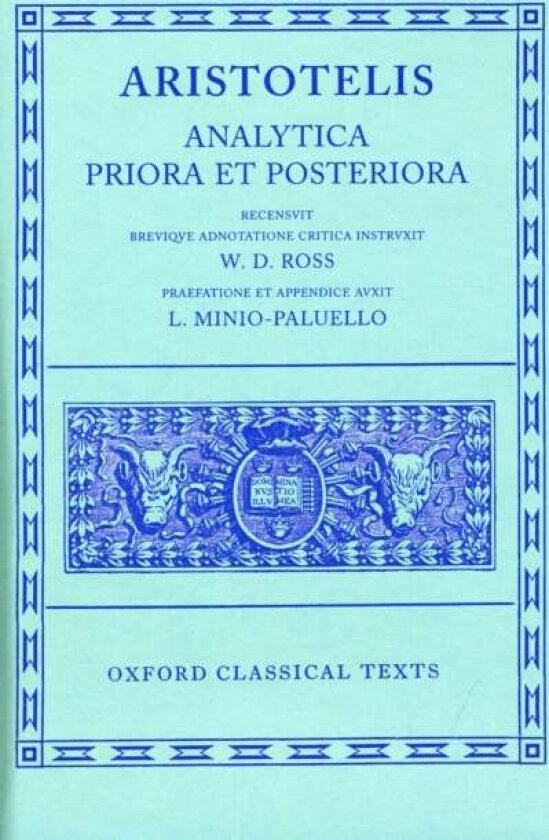 Aristotle Analytica Priora et Posteriora