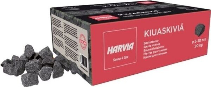 Sauna sten Harvia 5-10 cm 20Kg