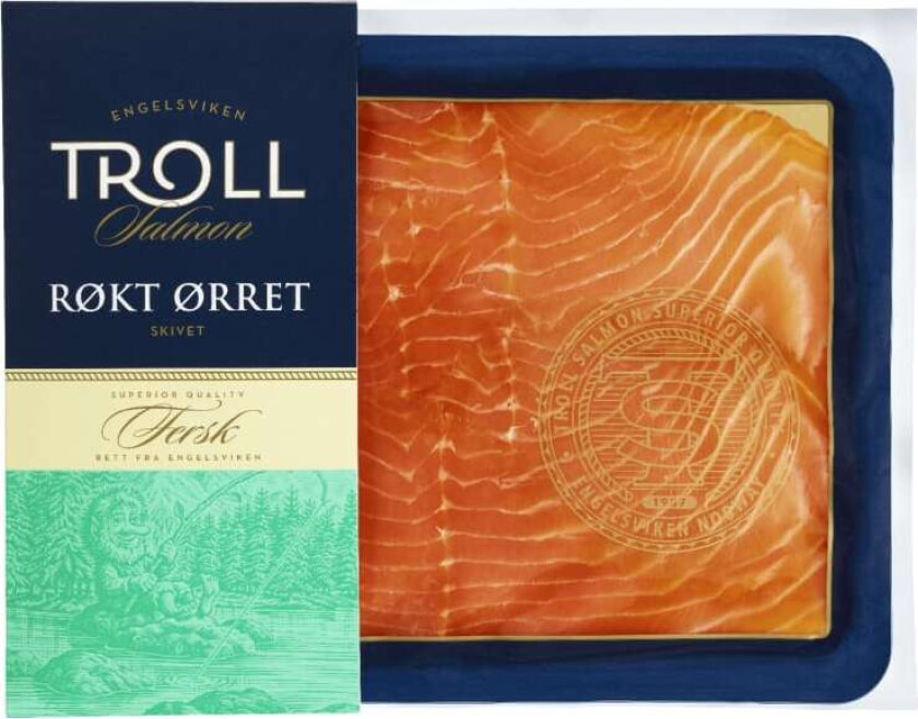 Troll Røkt Ørret i Skiver 250g