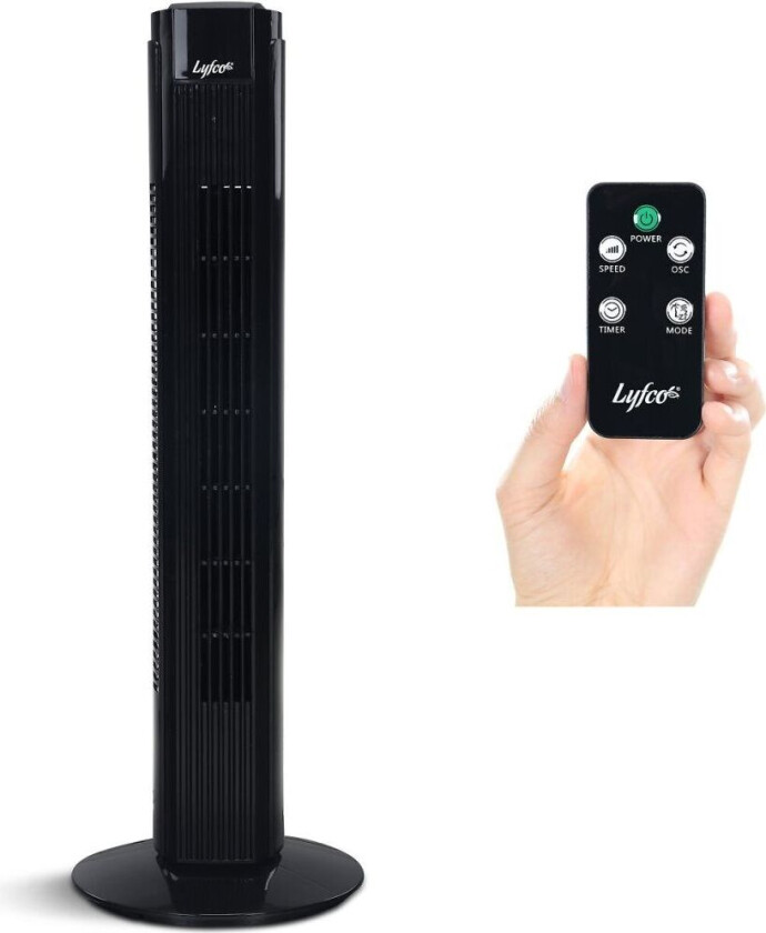 Tårnvifte med fjernkontroll og LED-skjerm/Begränsat lager