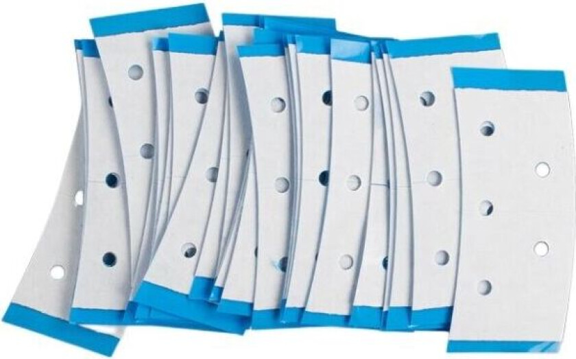 Parykk selvklebende tape 40 stk Blå