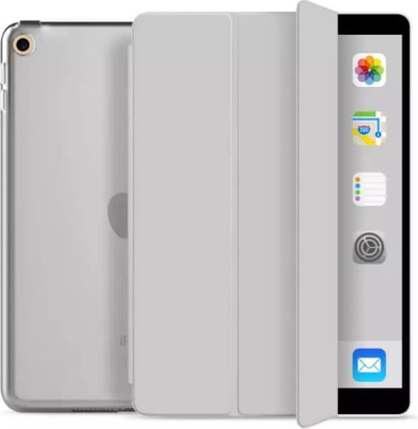 Nordic Accessories iPad 7 (2019), iPad 8 (2020) og iPad 9 (2021) - 10.2" deksel. Grå