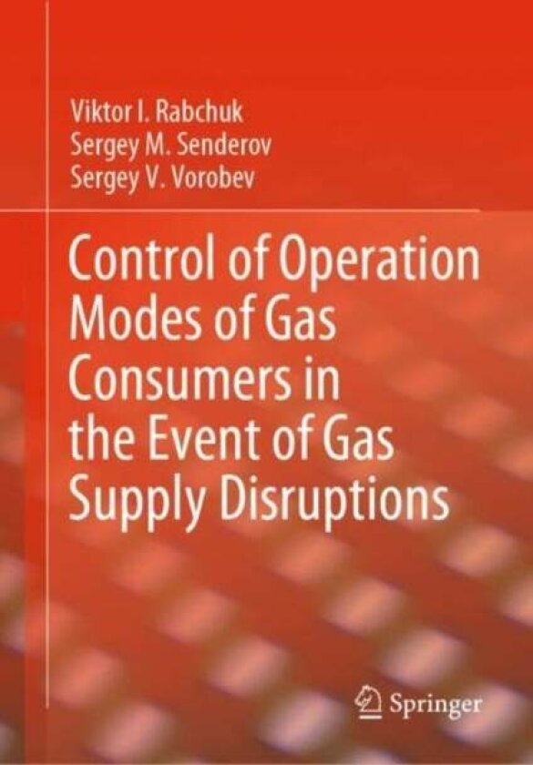 Control of Operation Modes of Gas Consumers in the Event of Gas Supply Disruptions av Sergey M. Senderov