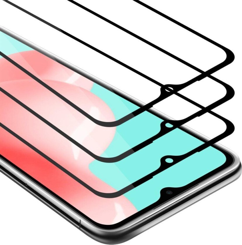 3x Skjermbeskytter Skärmskyddtil til Galaxy A32 4G Herdet Skjermglass Full Skjerm
