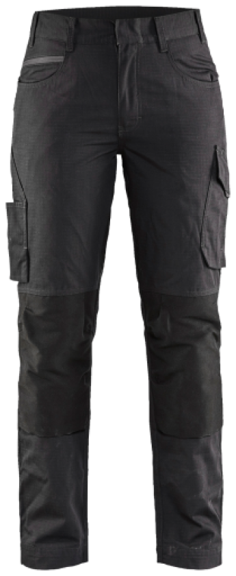 Damebukse stretch sort/mgrey 48