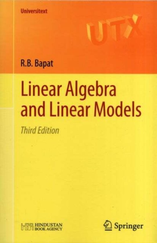 Linear Algebra and Linear Models av Ravindra B. Bapat