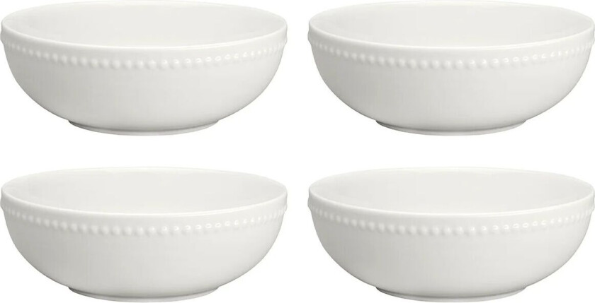 Dots frokostbolle 60 cl 4 stk. Kremhvit