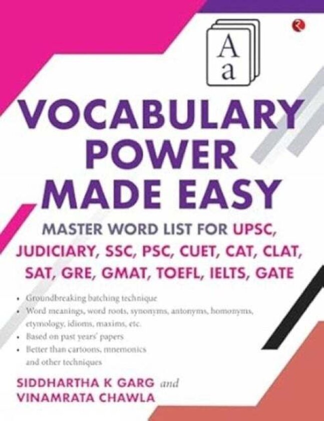 Vocabulary Power Made Easy av Siddhartha K. Garg