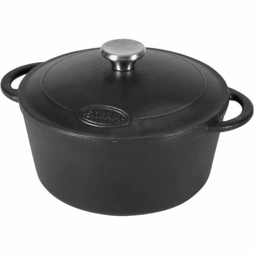 Gryte Sitram à 24 x 12 cm Sort 4 L Støpejern