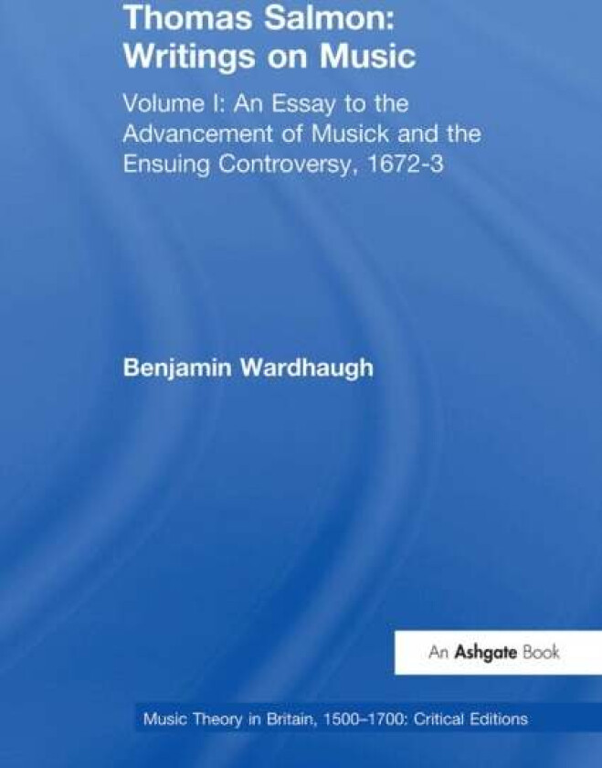 Thomas Salmon: Writings on Music av Benjamin Wardhaugh
