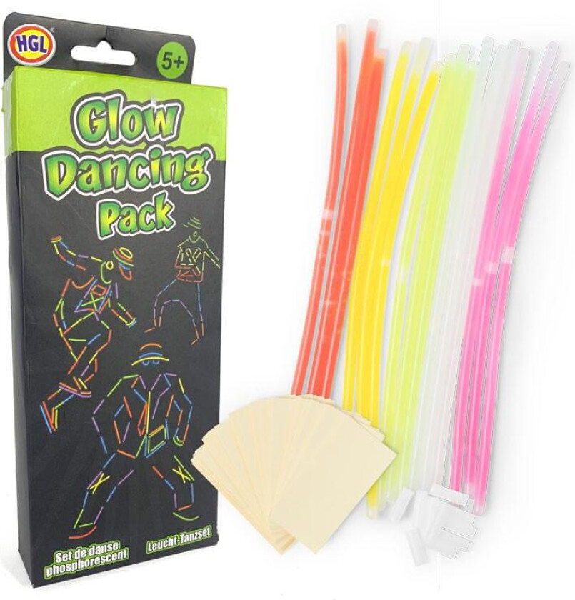 Självlysande Streckgubbe Kit - Glow in the Dark