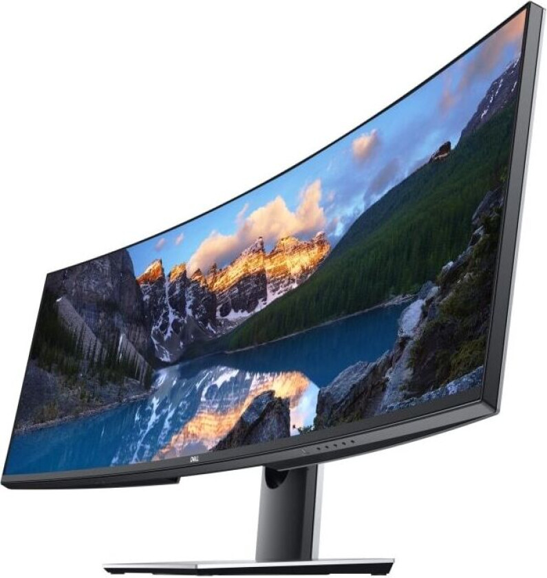 UltraSharp U4919DW 124,5 cm (49") 5120 x 1440 piksler UltraWide Dual Quad HD LCD Sort, Sølv