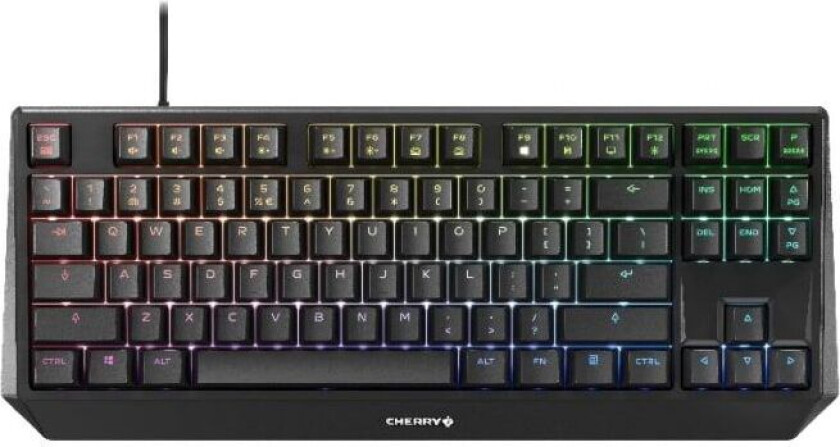 Cherry MX BOARD 1. 0 TKL Gaming Keyboard, MX Brown brytare, svart/RGB