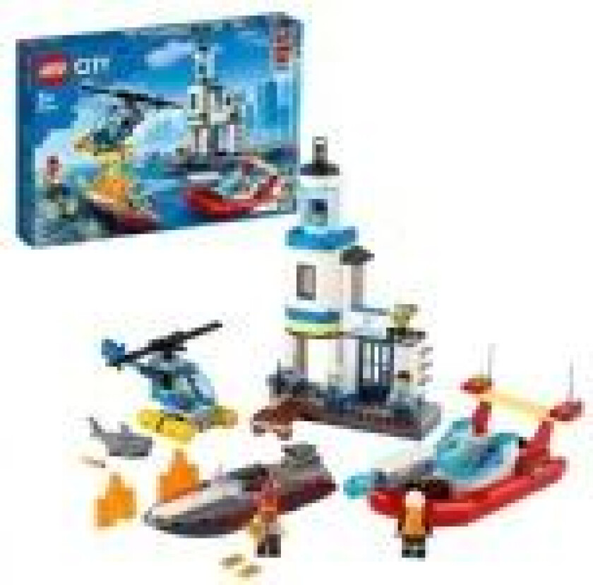 Lego City 60308 Politiets og brannvesenets sjøredningstjeneste