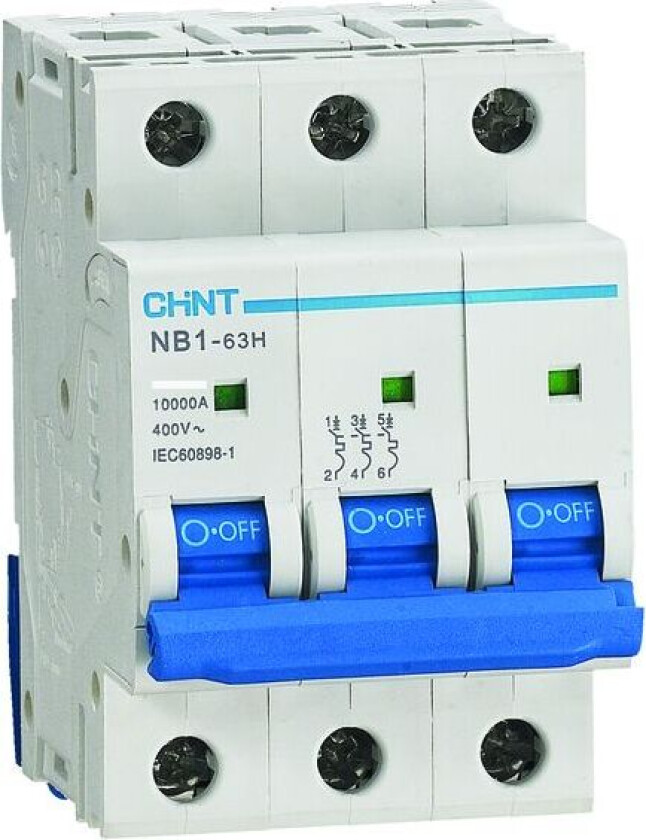 Overbelastningsvern 3P 50A 10KA Cenika - 1601161