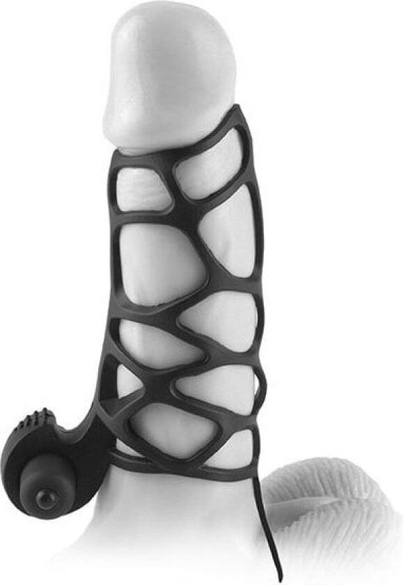 Pipedream X-tensions Extreme Silicone Power Cage Vibrerende penisoverdrag
