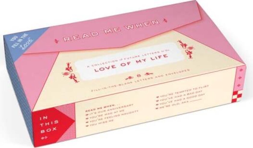 Knock Knock Letters to the Love of My Life Read Me When Box