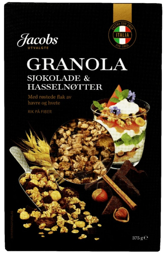 Granola Sjokolade &Nøtter 375g