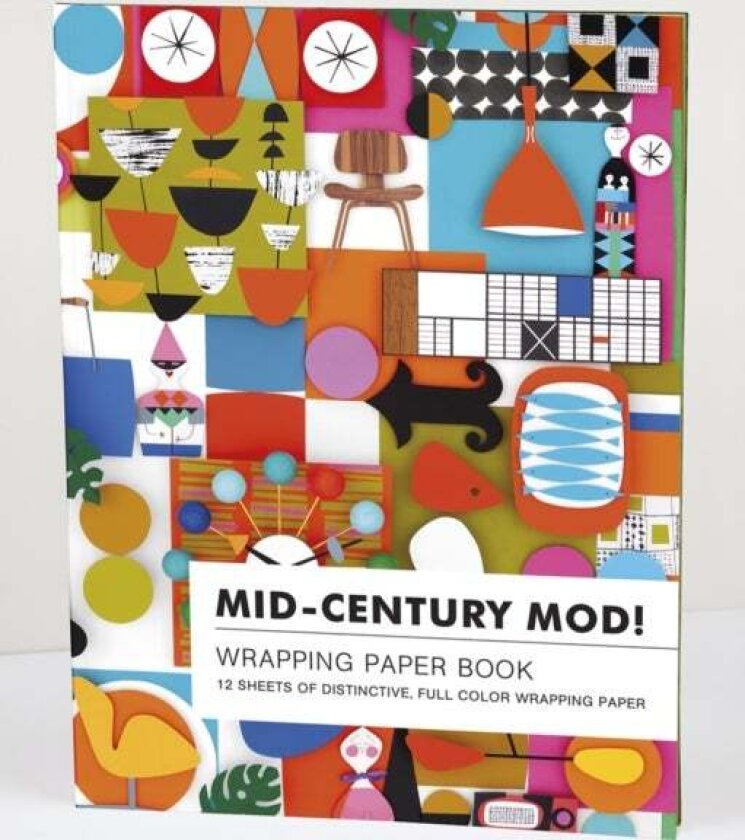 Mid-Century Mod! Wrapping Paper Book