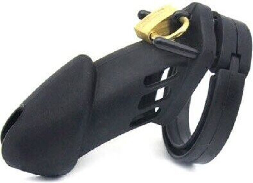 Cocklock CB-6000 Silicone Male Chastity Cage Black Kyskhetsbur