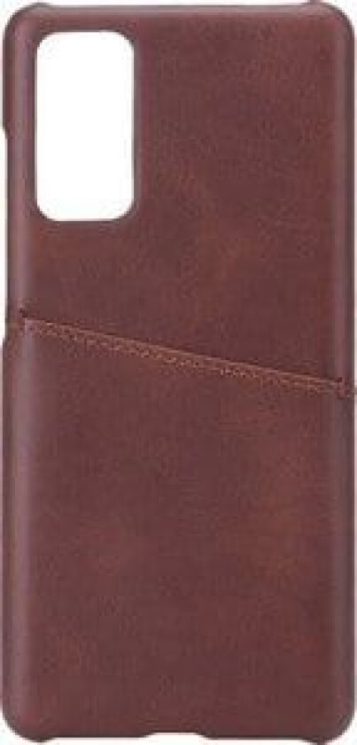 Onsala Galaxy S20 FE Constad-deksel med kortspor (brun)