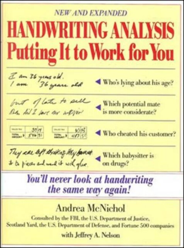 Handwriting Analysis av Andrea McNichol, Jeffrey Nelson