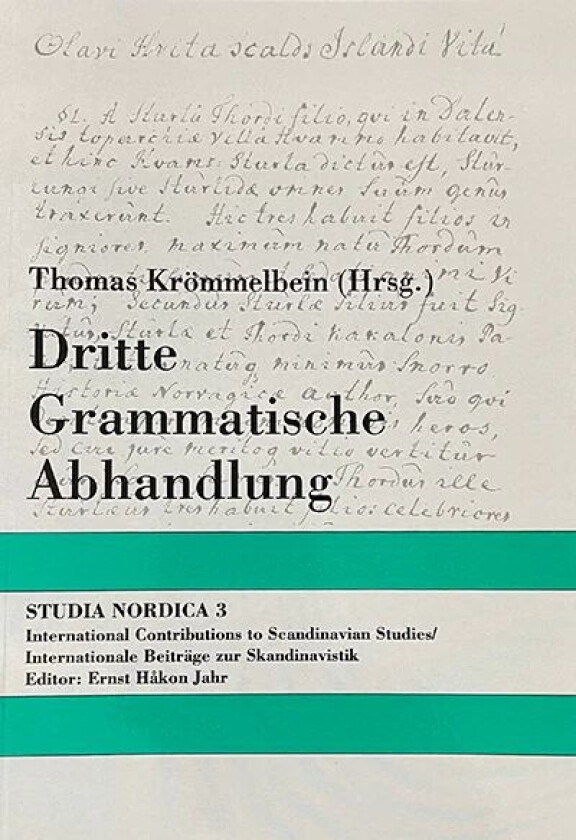 Dritte Grammatische Abhandlung av Óláfr Thordarson Hvítaskáld