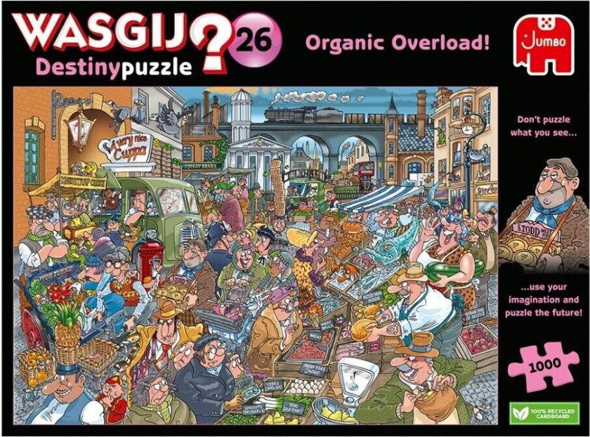 Wasgij Destiny 26 - Organic Overload 1000 bitar, Jumbo