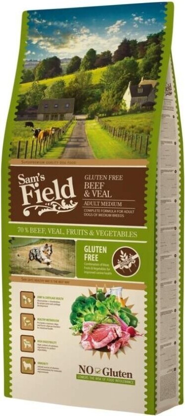 Sams Field Adult Medium Beef & Veal 13 kg