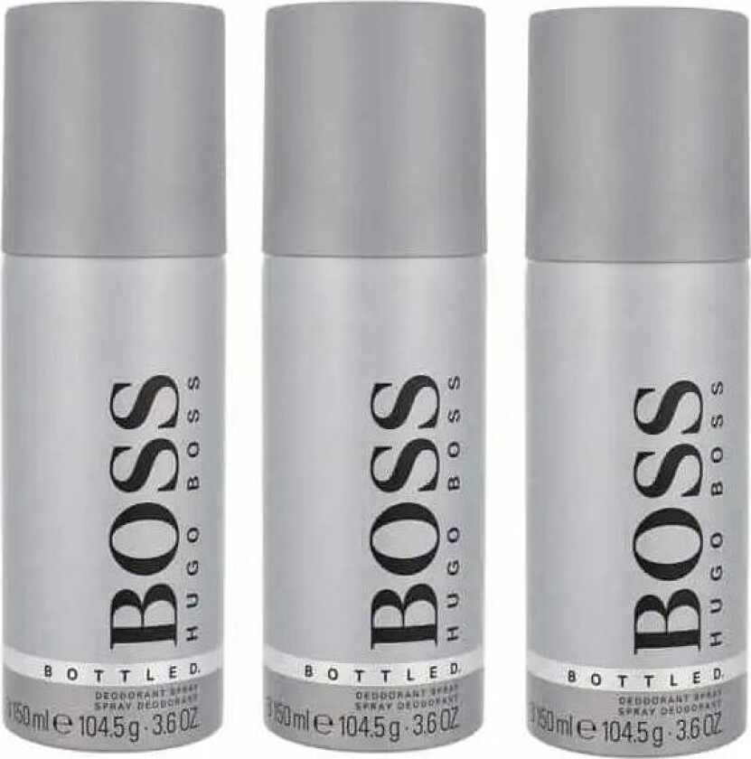 Boss 3-pack Hugo Boss Bottled Deo Spray 150ml