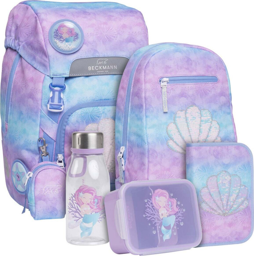 Pakke skolesekk 1.kl Seashell 22L