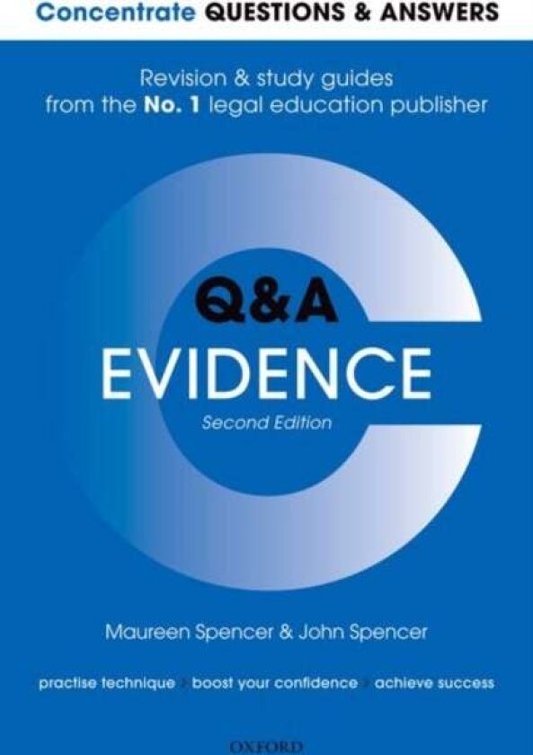 Concentrate Questions and Answers Evidence av John Spencer, Maureen Spencer